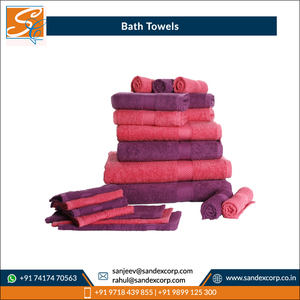 Patrón sólido de lujo Buena calidad Mejor diseño 100% Toalla de baño de algodón para uso multiusos Toalla de baño de golf de la India - Product Image 5