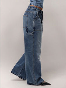 เดรสผ้ายีนส์ทรงเอไลน์ลำลองสำหรับผู้หญิงชุดสตรีทเดรสสั้นผ้าเดนิมเซ็กซี่แขนกุดระบายอากาศได้ดีฤดูร้อน - Product Image 2