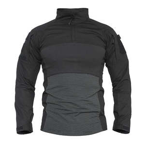 Chemise tactique de sécurité professionnelle à manches longues tissu respirant et résistant pour la formation au travail et l'utilisation en extérieur pour les hommes - Product Image 4