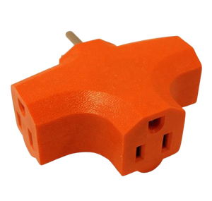 3 Way Outlet T Shaped Wall <strong>Plug</strong> Adapter 125V 15A Plastic Multi <strong>Plug</strong> Wall Outlet <strong>Extender</strong> - Product Image 1