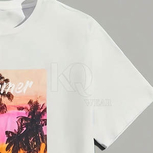 Conjunto de Camiseta y Pantalones Cortos Casuales para Hombre, Diseño Moderno, 100% Algodón, Ligero, Secado Rápido, Tejido Transpirable, Moda de Verano - Product Image 6