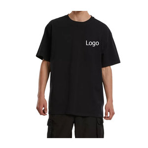 T-shirt Homme Personnalisé avec Logo, Coton Lourd 220 g/m², Coupe Classique, Épaules Tombantes, Tissu Éponge Léger, Col Rond de Haute Qualité - Product Image 1