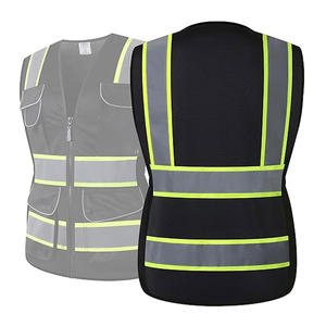 Gilet de sécurité avec logo personnalisé et maille de sécurité réfléchissante pour la construction Gilet pour hommes avec poche en 4 dimensions - Product Image 6