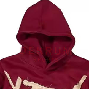 Sudaderas con Capucha Bordadas para Hombre, Estilo Desgastado, Hechas en Pakistán, Precio al por Mayor 2026, Alta Calidad, Logotipo y Color Personalizables, Transpirables - Product Image 3