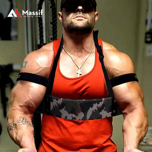 Venta caliente PC de acero PVC equipo de entrenamiento de gimnasio metálico Arm Blaster para levantamiento de pesas y entrenamientos de bíceps - Product Image 2