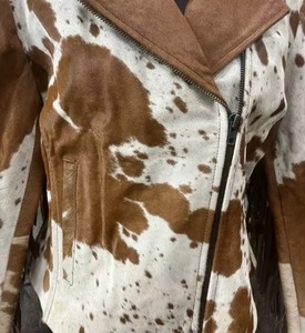 2025 nueva chaqueta de cuero de motorista de piel de vaca personalizada para hombre chaquetas de cuero de pelo de vaca Real cualquier color cualquier chaqueta de diseño para hombres - Product Image 2