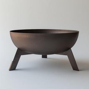 Brasero de Metal de Estilo Industrial Diseñado para Entornos Exteriores Modernos que Ofrece un Aspecto Audaz y un Calefacción Eficiente con Leña - Product Image 5
