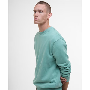 เสื้อสเวตเตอร์แบบสวมหัวแขนยาวเสื้อสเวตเชิ้ตโลโก้แบบคลาสสิก OEM ผลิตตามสั่งสีพื้น - Product Image 5