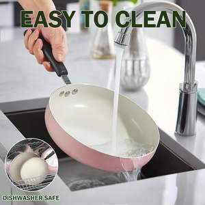 Nouvel arrivage Batterie de cuisine moderne 10 pièces personnalisable en aluminium et céramique à <span class=keywords><strong>induction</strong></span> Ensembles de casseroles et poêles antiadhésives <span class=keywords><strong>pour</strong></span> la cuisine - Product Image 4