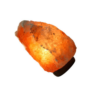 Lampe au sel naturel de l'Himalaya de couleur personnalisée Lampes au sel en cristal naturel emballées dans une forme naturelle - Product Image 2