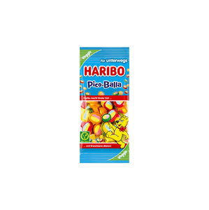 Haribo Pico Balla Sour 160g por porción 100g 369 calorías 3.7g de grasa para un aperitivo ligero y rápido durante actividades Venta al por mayor - Product Image 2