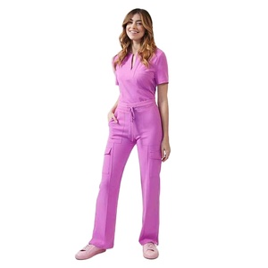 Delantal de Farmacéutico Antiarrugas con Tirantes Ajustables, Fácil Mantenimiento, Uniforme Profesional de Laboratorio y Hospitalario para Mujer - Product Image 2