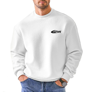 Vente directe d'usine hommes nouveau Style pull décontracté sweats à capuche 100% coton automne hiver chaud tricoté vêtements d'extérieur solide - Product Image 1