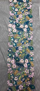 ชุดราตรีปักลูกปัดออร์แกนซ่าระดับไฮเอนด์น้ำหนักเบาปักลายสวยงามสำหรับรองเท้าและชุดใส่ในโอกาสต่างๆ - Product Image 2