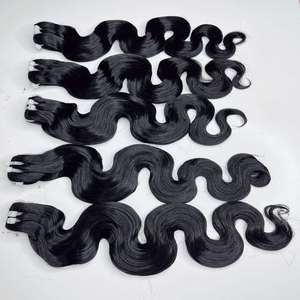 CDYHAIRVN - Paquetes de Cabello Humano de Color Natural, Extensiones de Cabello Ondulado, Extensiones de Cabello Negro, Paquetes de Cabello Vietnamita - Product Image 2