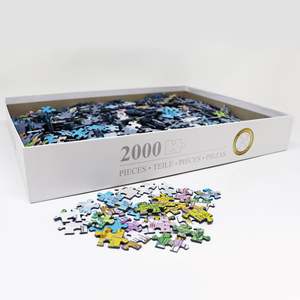 จิ๊กซอว์แผนที่โลก 2000 ชิ้น ของเล่นเสริมพัฒนาการ แผนที่ประกอบเองในไม่กี่นาที DIY Carto - Product Image 6