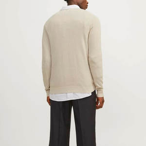 Meilleures ventes Pulls tricotés en coton grande taille personnalisables pour hommes Pulls d'hiver respirants Vêtements décontractés Vente en gros - Product Image 3