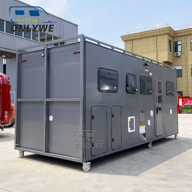 ONLYWE Unimog Overland Expedition Vehicles 4x4 Aluminium Off Road Box Truck Camper Luxury Rv Motorhome Camper Vans à vendre
