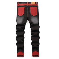 Jean droit pour homme confortable à taille haute, respirant, de qualité supérieure, en tissu 100% coton, jean denim élégant pour l'été, style streetwear