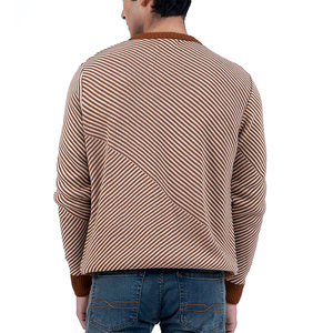 Premium hommes pull automne hiver nouveau col rond à manches longues personnalisé Top qualité tricot hommes laine pull - Product Image 4