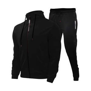 Warm Lounge Chándal Cozy Fleece Mens Hoodie y Joggers Relaxed Fit Traje de 2 piezas para uso informal y de entrenamiento - Product Image 3