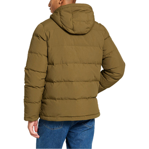 Veste matelassée utilitaire pour hommes nouveauté hiver veste décontractée à bulles en duvet manteau coupe-vent à capuche chaud couleur unie OEM - Product Image 5