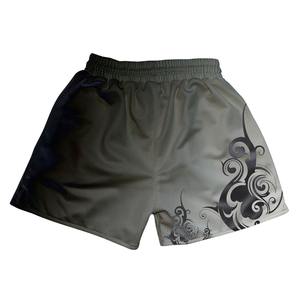 Pantalones cortos deportivos de malla de doble capa de secado rápido Jogger de cintura media entrenamiento atlético pantalones cortos de punto con cordón sólido para hombres - Product Image 2