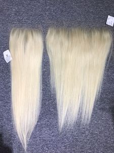 Venta al por mayor 13x4 Natural Straight Frontal 613 Rubio Color Grado-A Cabello humano virgen de Vietnam para niñas - Product Image 4