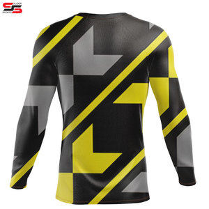 Haut de sport unisexe personnalisé Gym Fitness Serré Rash Guard Corps Compression Baselayer Shirts Rash Guard - Product Image 2