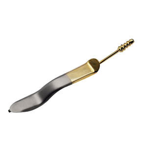 Retractor de mejillas Minnesota al por mayor con tubo de succión Color dorado Instrumentos quirúrgicos dentales Retractor Minnesota - Product Image 1