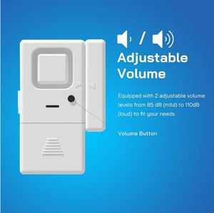 Alarma de Seguridad Personal para Puerta y Ventana AGSHOME DP-09DS, Volumen Ajustable, Inalámbrica, Seguridad Infantil, Timbre de Apertura de Puerta, Alerta Antirrobo - Product Image 2