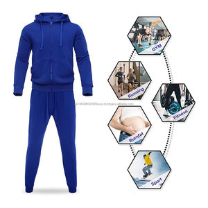 Vente en gros de survêtements pour hommes en 2 pièces, sweats à capuche et pantalons de survêtement, tenue de sport pour la salle de sport, jogging, survêtement pour hommes en gros - Product Image 3