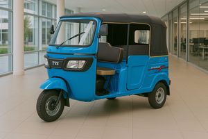 Electric Passenger <b>Tricycle</b> 48V 501-800W Open Body 3 Seats Steel DOT Certified Black with Yellow Canopy - Product Image 4