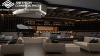Diseño Interior de Bar de Lujo Personalizado Integral, Solución Completa de Equipamiento con Mostrador de Bar, Exhibidores y Decoración del Espacio