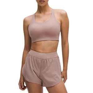 Soutien-gorge de sport léger à maintien élevé pour femmes grandes tailles, bretelles réglables, dos croisé, fermeture à agrafes, pour la course, la gym et l'entraînement - Product Image 1