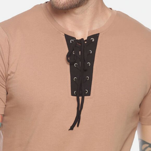 2025 nueva llegada al por mayor de alta calidad hombres camiseta con contraste bolsillo camiseta para hombre - Product Image 4