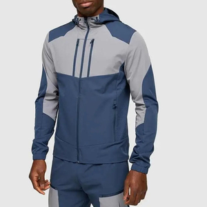 Ensemble coupe-vent professionnel pour hommes, veste et pantalon de sécurité pour l'extérieur, uniforme d'entraînement, tissu Ripstop, fournisseur d'usine - Product Image 2
