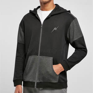 Sudadera con capucha personalizada para hombre al por mayor 2023 poliéster ligero/algodón liso teñido para invierno al mejor precio - Product Image 4