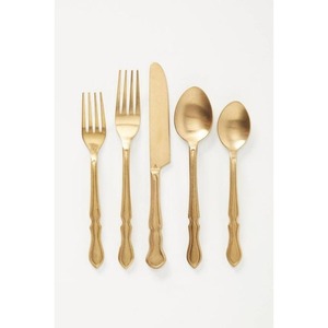 Juego de Cubiertos de Estilo Elegante para Cocina, Cubiertos Metálicos de Nuevo Diseño a Precio de Mayoreo, Juego de Cubiertos de Latón - Product Image 2