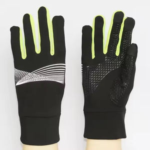 Gants de sport d'extérieur personnalisés de haute qualité, réfléchissants, antidérapants, respirants, compatibles avec les écrans tactiles pour la course à pied - Product Image 5