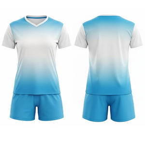 ชุดวอลเลย์บอลแบบสั่งทำขายส่ง ลายไล่สี ระบายอากาศ แห้งเร็ว ชุดแข่งวอลเลย์บอล ชุดฝึกซ้อมทีม ชุดกีฬา - Product Image 1