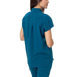 Uniformes de Enfermería Ecológicos Personalizados para Salón de Belleza y Hospital, Conjuntos de Uniformes Médicos de Manga Corta con Logotipo Personalizado - Product Image 5