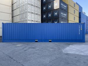 Contenedor de Envío Seco Azul de 40 Pies, Nuevo y Vacío, para Transporte de Mercancías, Origen Ankara, Marca de Contenedor de Envío Externo - Product Image 1