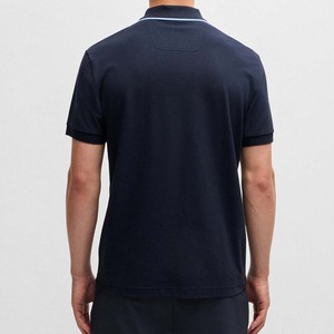 เสื้อเชิ้ตแขนสั้นผู้ชายแบบซิปครึ่งตัว ผ้าใยไผ่ 100% ระบายอากาศดี ดีไซน์ซิปด้านหน้า รุ่นใหม่ล่าสุด - Product Image 4