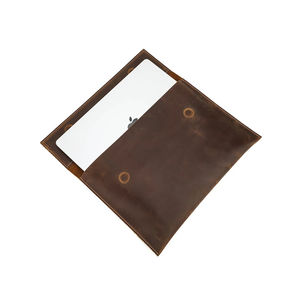 Housse de sacoche en cuir pour Macbook Air 13 A2237, Air 15, étui pour ordinateur portable M1 M2 M3 Pro 14 16 pouces 2021 2025 - Product Image 4