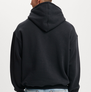 Custom 100% Cotton Eco-Friendly Breathable Oversized Drop Shoulder Streetwear Unisex Pullover Hoodie High Quality 420g <b>Fabric</b> - Product Image 4