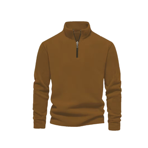Sweat à capuche homme personnalisé de haute qualité, épais, en molleton lourd, col rond, avec impression par transfert thermique, plissé et brodé, collection automne 2026 - Product Image 3