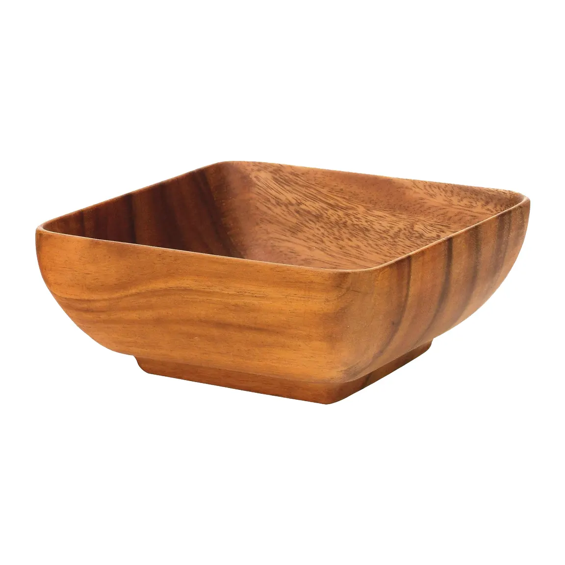 Gran oferta, cuenco de madera de acacia para servir, diseño personalizado, cuenco de madera para llaves de mesa, vajilla, cocina, mesa de comedor, cuencos de frutas