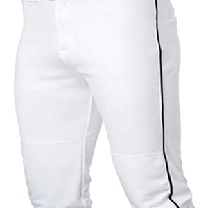 Pantalons de baseball sur mesure en gros, uniforme de softball, unisexe, décontracté, 100% polyester, antibactérien, séchage rapide, respirant - Product Image 5