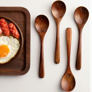 ชุดเครื่องครัวไม้อะคาเซียแบบใช้แล้วทิ้งเครื่องครัวไม้ไผ่เป็นมิตรต่อสิ่งแวดล้อมสำหรับการเดินทางจากโรงงานในเวียดนาม - Product Image 2